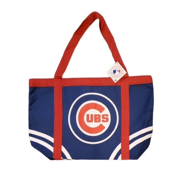 Chicago Cubs MLB Canvas Tailgate Tote Bag - Picture 1 of 4